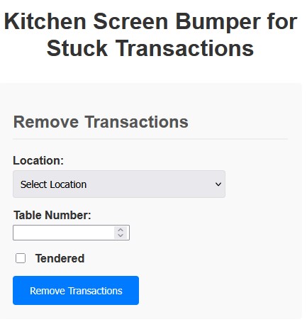 ScreenBumper Interface